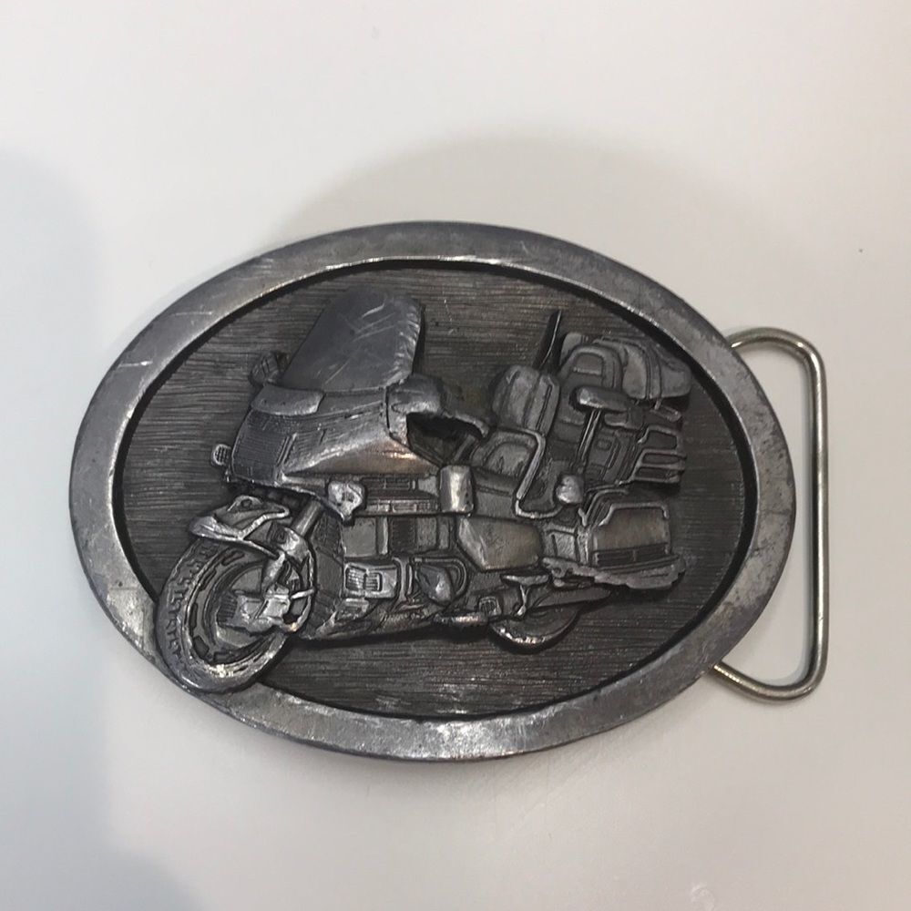 Vintage Buckles of America The Ultimate Touring Bike Pewter Belt Buckle